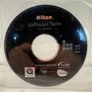 Nikon Software Suite for COOLPIX Digital Camera CD-ROM CW09 Windows Macintosh